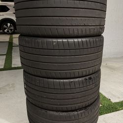 Michelin Pilot Sport 4S Tesla Model S Tires Set of 4 21” Acoustic 245/35R21 265/35R21