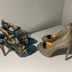 NINE WEST & BADGLEY MISCHKA PUMPS