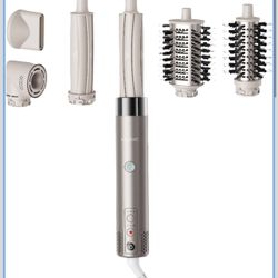 KAUGIC 6 in 1 Hot Air Hair Styler Dryer Multi-Styler - High Speed Hair Styling Tools with No Heat Damage, Auto Wrap Curler as A Gift for Fast Drying C