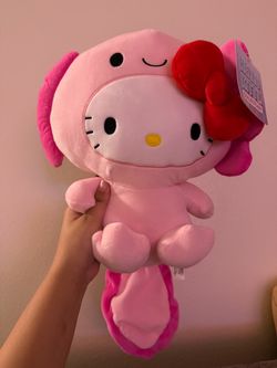 Hello kitty axolotl plush