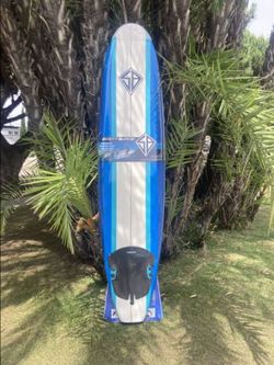 NEW 8ft Foam Surfboard 8'0ft Soft Top Surf board Longboard for Beginners Like Wavestorm Odysea