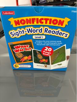Lakeshore Nonfiction Sight-Word Level 1 Readers 20 Book Box Set