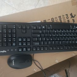 Logitech Keyboard And Mouse 