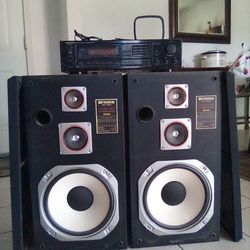 Onkyo TX-8210 Amplifier & Fischer 12" Speakers 