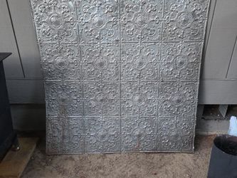 Vintage Pressed Tin Ceiling Panels – 2' × 4' (Pair)