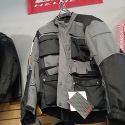Noru Textile Motorcycle Jacket Gray Black
