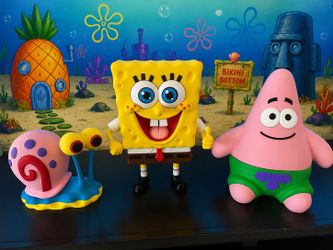 SpongeBob, Patrick & Gary 3D Printed Collectible Set