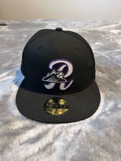 New Era 59FIFTY Colorado Rockies Cooperstown Fitted Baseball Cap Men’s 7 Black