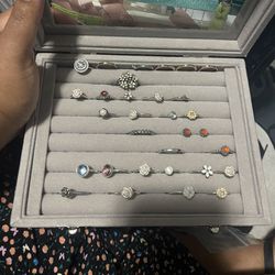 Pandora Earring And Rings Different Price New