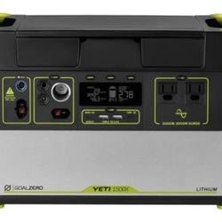 NEW Yeti 1500X Portable Power Station Battery Backup OBO