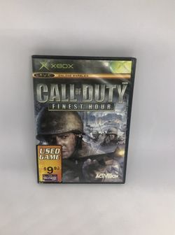 Call Of Duty Finest Hour Microsoft Xbox Video Game