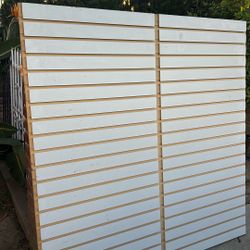 White Slatwall Panels 
