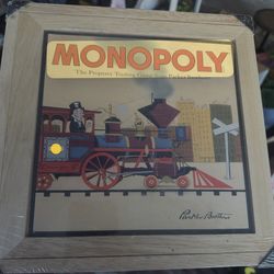 Vintage Monopoly Board Game 2001 Nostalgia Edition Parker Brothers New Contents