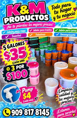 Jabón para ropa diferentes aromas