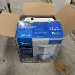 Midea Cube 50 Pint Dehumidifier for Basement, Fits Up to 4,500 Sq. Ft., Dehumidifier with Drain Hose and 4.2 Gal Water Tank, ENERGY STAR Certification