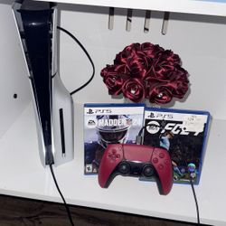 PS5 With 2 Games And Controller