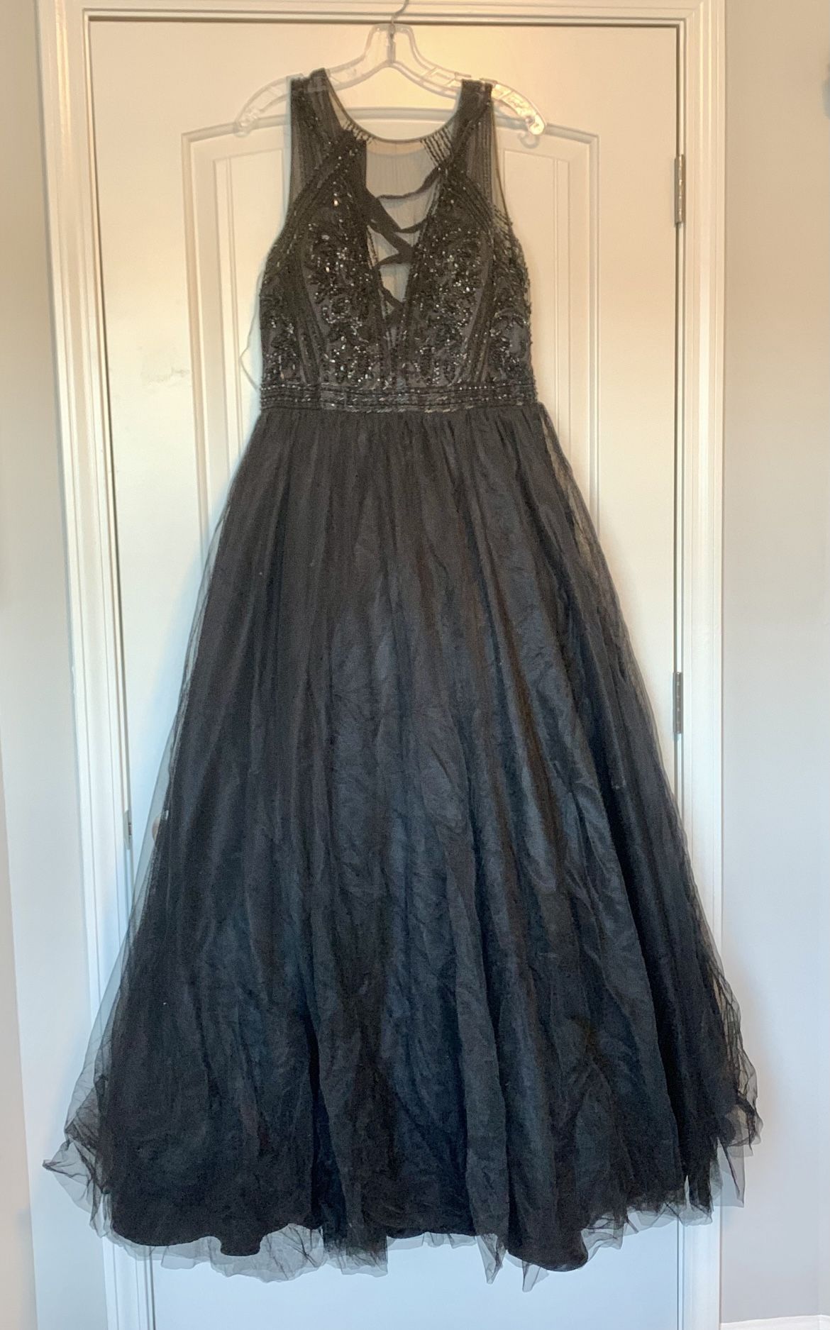 Envious by Karishma Creations Black Prom Quinceanera, Formal Dress