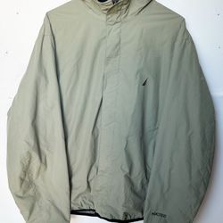 Nautica Mens Jacket Blue Large Windbreaker Coat NX2000 Outdoor Sailing Vintage