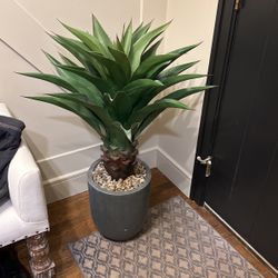 Faux Plant. 40 Inches Tall And 28 Inches Wide.