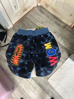 Blue bape shorts