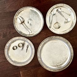 Silver plated Plates