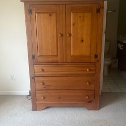 Wooden Armoire/Tv Stand