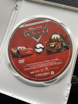 Cars Movie DVD 