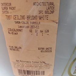 White Ceiling Paint