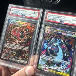 Sequential PSA 10 Mega Charizard X ex PSA 10 Oricorio ex Mega Charizard Ultra Premium Collection