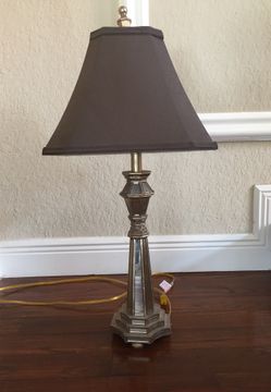 32” Table/Desk Lamp Gold and Mirrored.