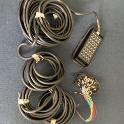 Seismic Audio 24 Channel Xlr Snake Cable | 150 Ft Long