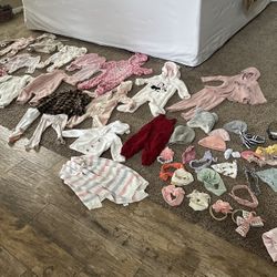 50+ Baby Girl Clothes And Accessory LOT 3-12 Months 