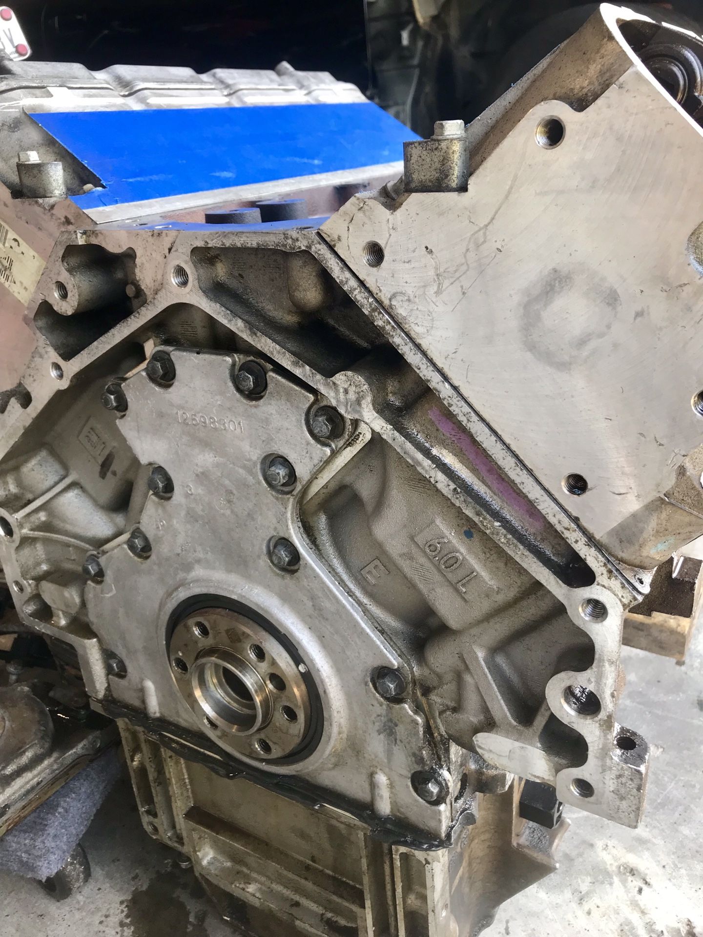 Aluminum LS2 6.0 longblock with LS3 style heads; good running shape for ...