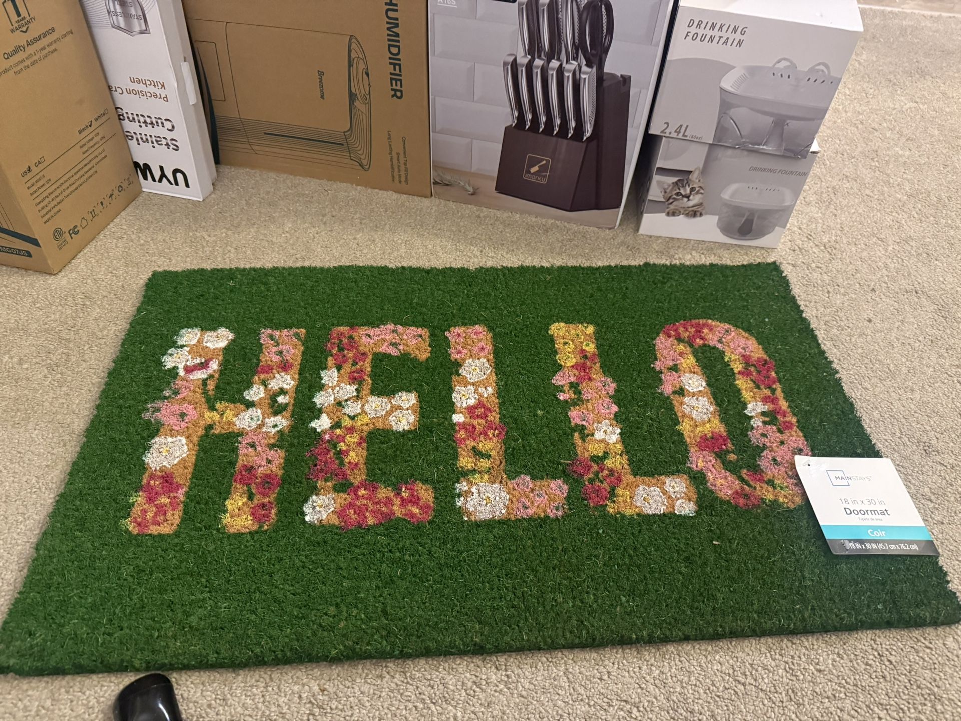 Matt Outdoor | Fall Door Mats Outside Entrance | Fall Rug for Front Doors | Welcome Mat Door Mats for Outside | Mats for Home Entryway Garden Coir Doo