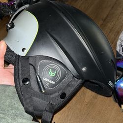 Demon Snowboarding Helmet W/ Built In Headphones