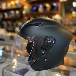 Motorcycle Helmet Open Face Dual Visor $90