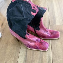 Leather Cowboy Boots