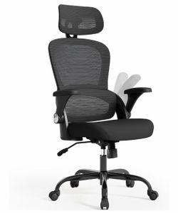 Office Chair - Ergonomic Desk Chair with Headrest Support for Adults
