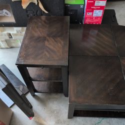 Living room table set