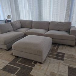Free Sectional Sofa With Ottoman