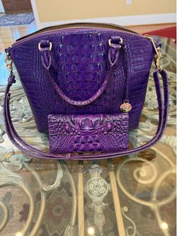 Brahmin Violet Color w/ wallet Ady