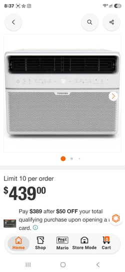 Toshiba air-conditioner  use like new 1200 btu