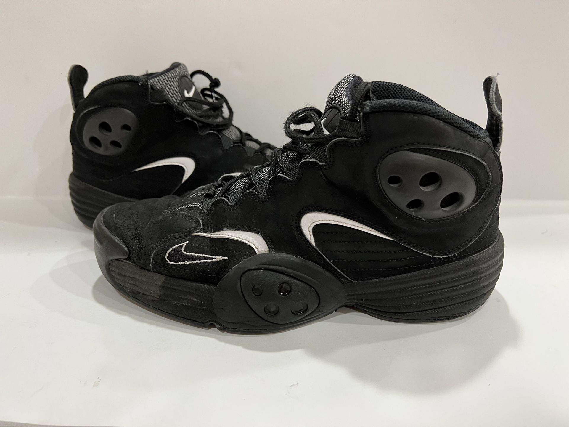 Rare 2012 Vintage Nike Flight 1 Black Penny Jordan Shoes Size 9 538133-010