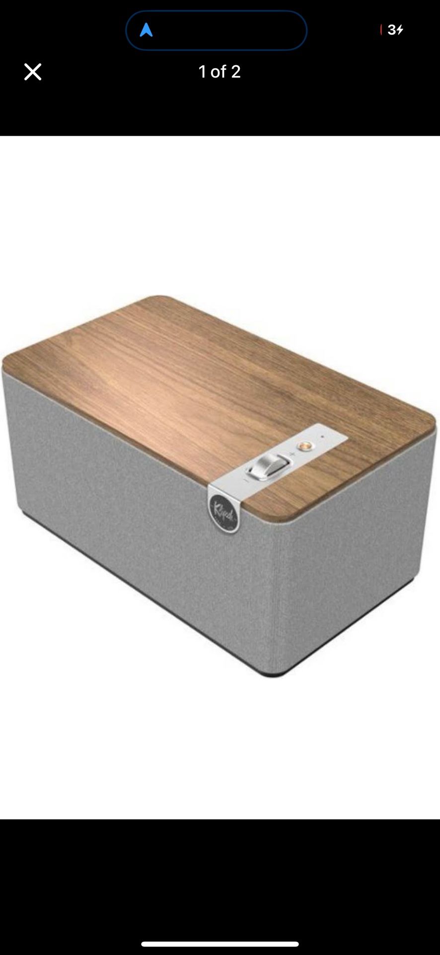 Klipsch The Three Plus Premium Bluetooth Speaker System, Walnut