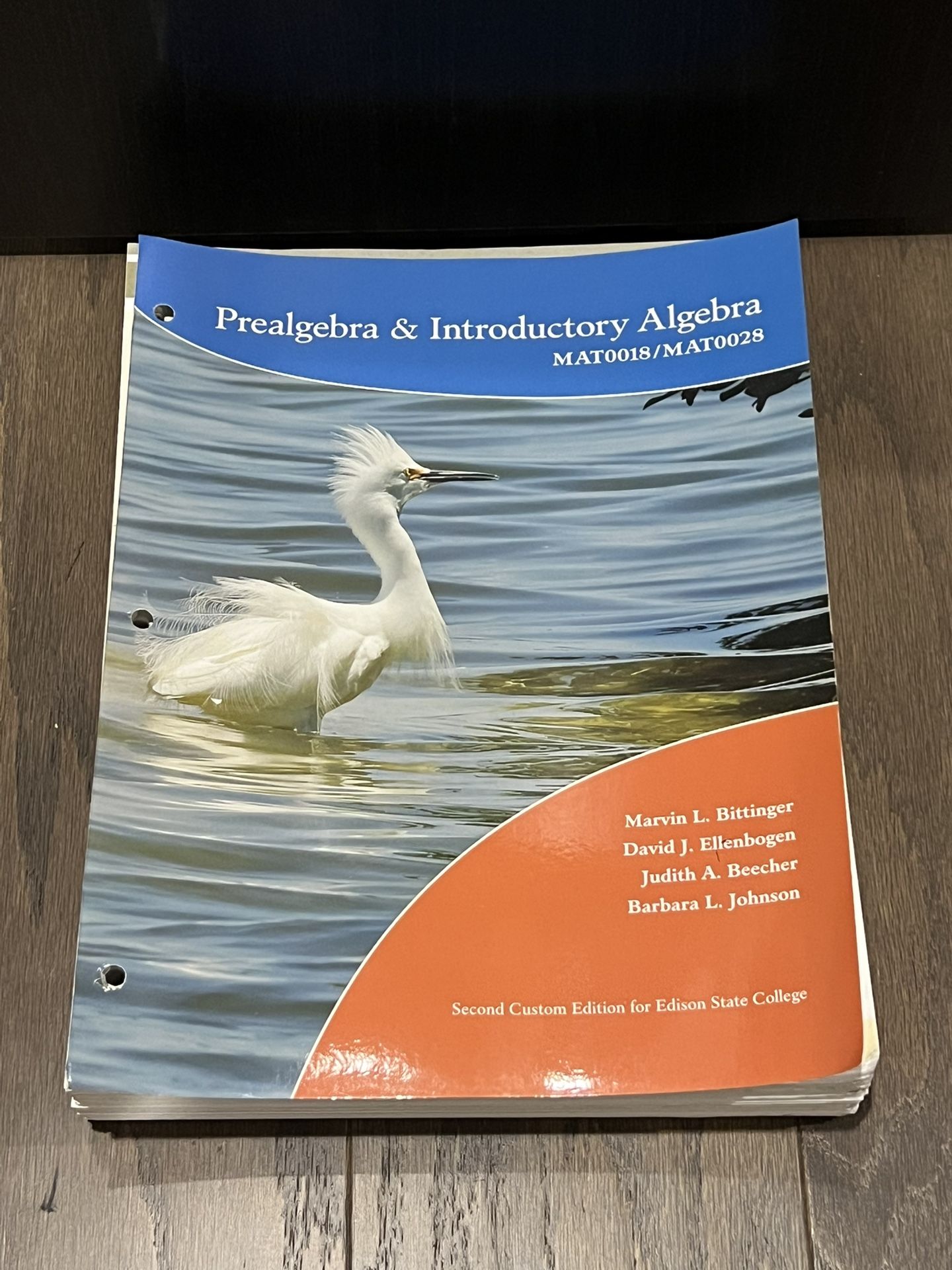 Prealgebra & Introductory Algebra MAT0018/MAT0028 Second Custom Edition Textbook