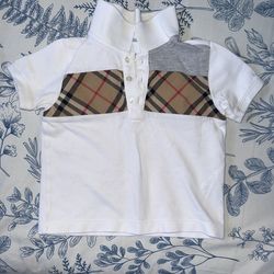 Baby boy top size 2T Brand Burberry
