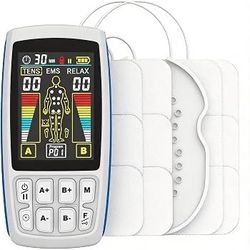 Brand new in box TENS Unit EMS Muscle Stimulator, 3-in-1 Dual Channel Electronic Pulse TENS Machine with Clear LCD Screen, 28 Modes Rechargeable Pain