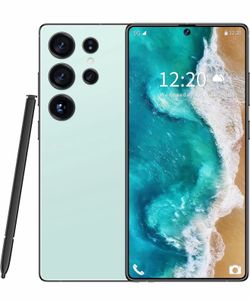 New S24 Ultra 5G Smartphone  Factory Unlocked Android Cellphones Dual SIM green
