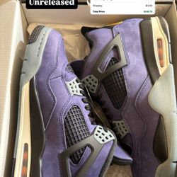 Nike Jordan 4 Lakers Brand New
