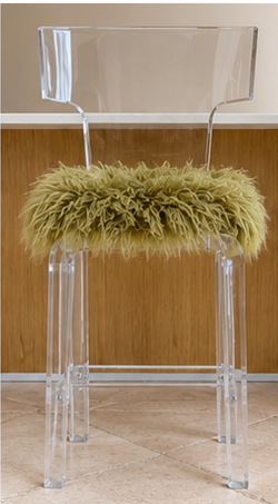 Contemporary Acrylic Counter Stools – Set of 4